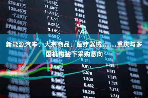 新能源汽车、大宗商品、医疗器械……重庆与多国机构签下采购意向