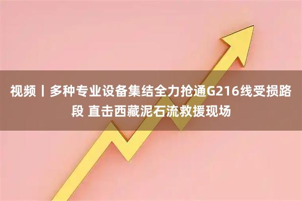 视频丨多种专业设备集结全力抢通G216线受损路段 直击西藏泥石流救援现场